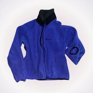 Marmot Royal Blue Vintage Front Zip Polartec Fleece | Sz M